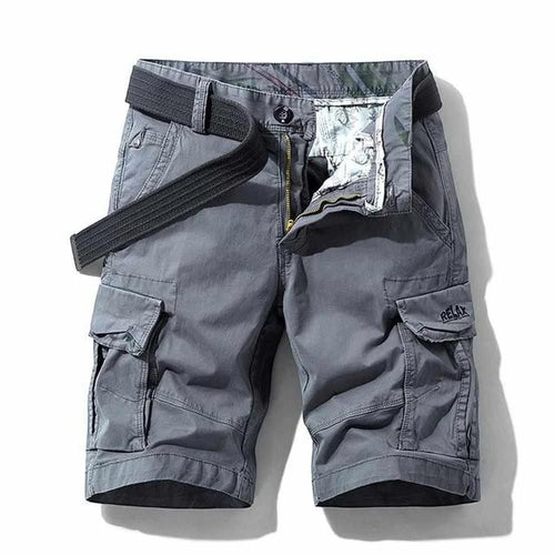 Adventure Ready | Men's Cargo Shorts with Zip Fastening | Durable Fabric for Outdoor Comfort