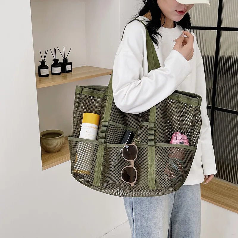 Beatrice Large Capacity Canvas Beach Tote