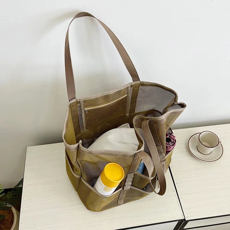 Beatrice Large Capacity Canvas Beach Tote