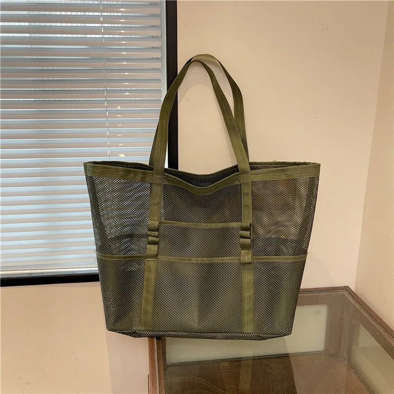 Beatrice Large Capacity Canvas Beach Tote