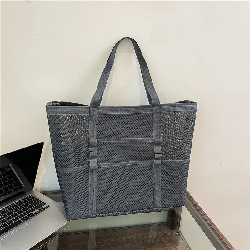Beatrice Large Capacity Canvas Beach Tote