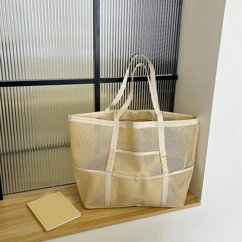 Beatrice Large Capacity Canvas Beach Tote