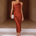 Beatrice One-Shoulder Midi Wedding Guest Dress