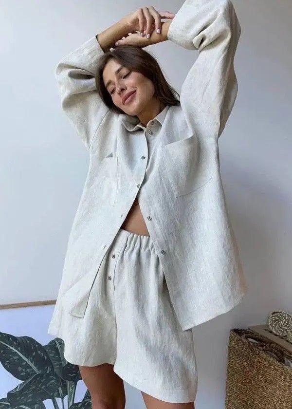 Beatrice Relaxed Linen Co-Ord Set