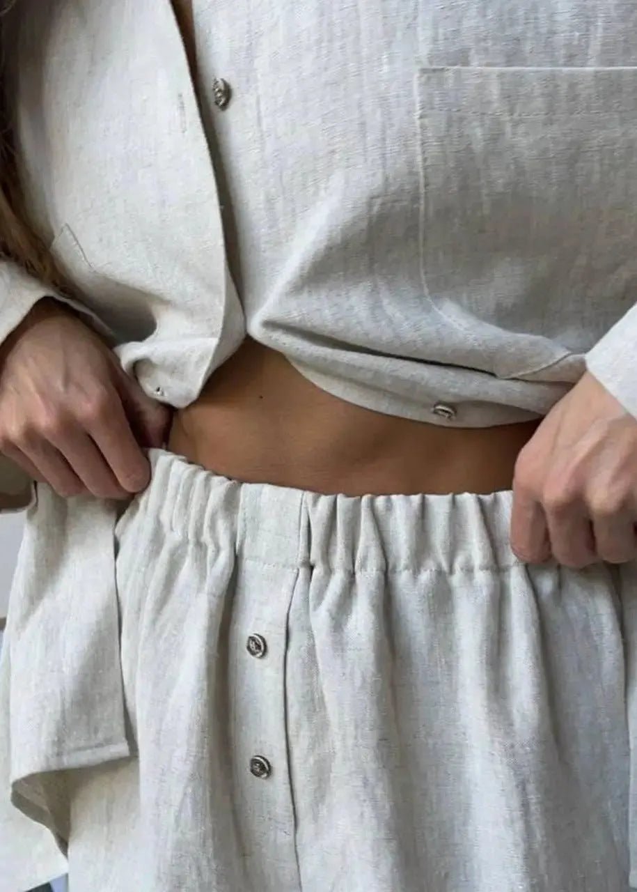 Beatrice Relaxed Linen Co-Ord Set