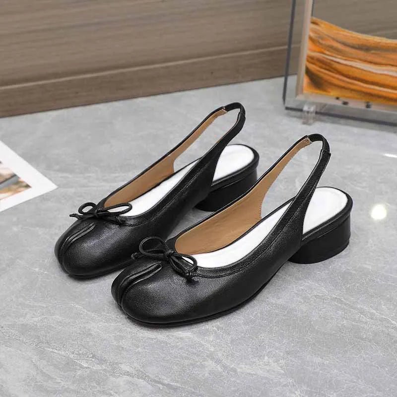 Beatrice Split-Toe Ballet Mary Jane Heels