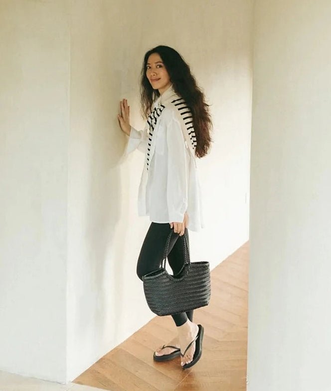 Beatrice Woven Tote Bag