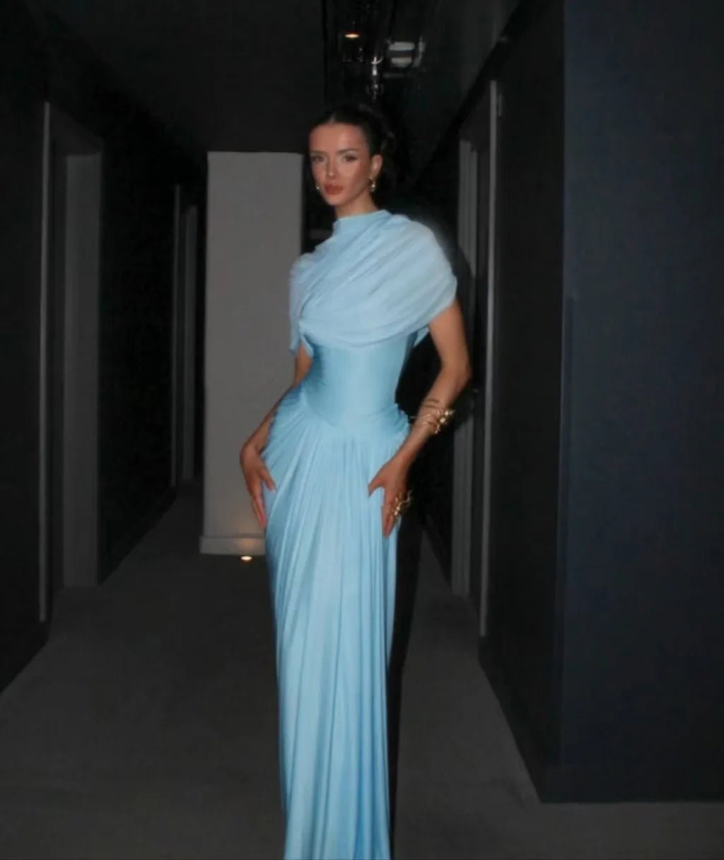 Bianca Elegant Mesh Bodycon Maxi Dress