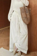 Bianca Hollow Out Lace Wide Leg Pants