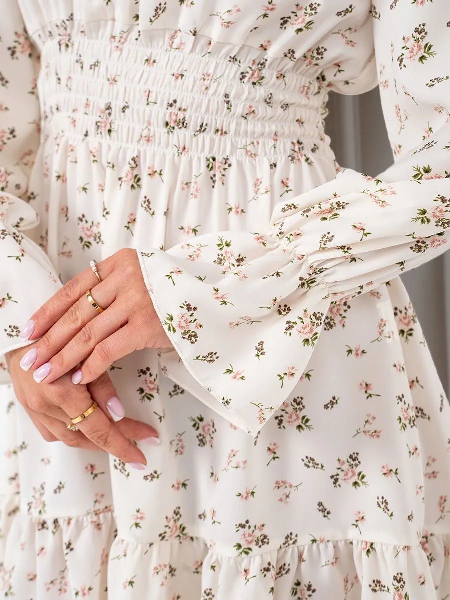 Bianca Off-Shoulder Ruffled Mini Dress