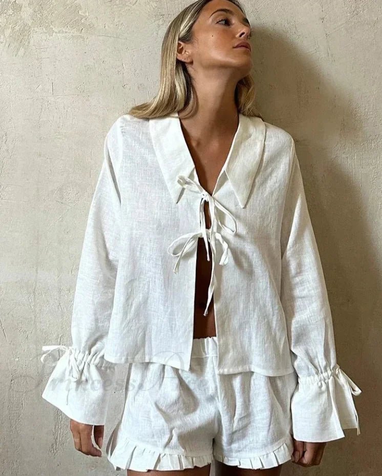 Bianca Stylish Cotton Two Piece Set