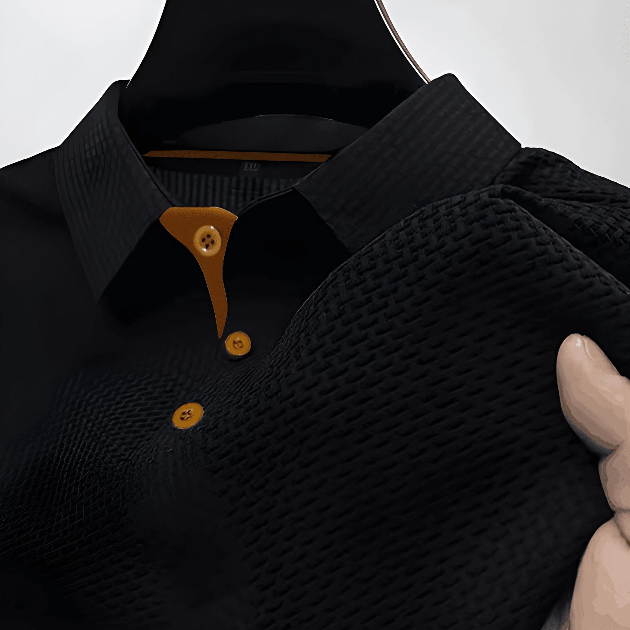 Casual Collection | Men's Polo Shirt with Distinctive Waffle Pattern | Stylish Comfort for Everyday Wear