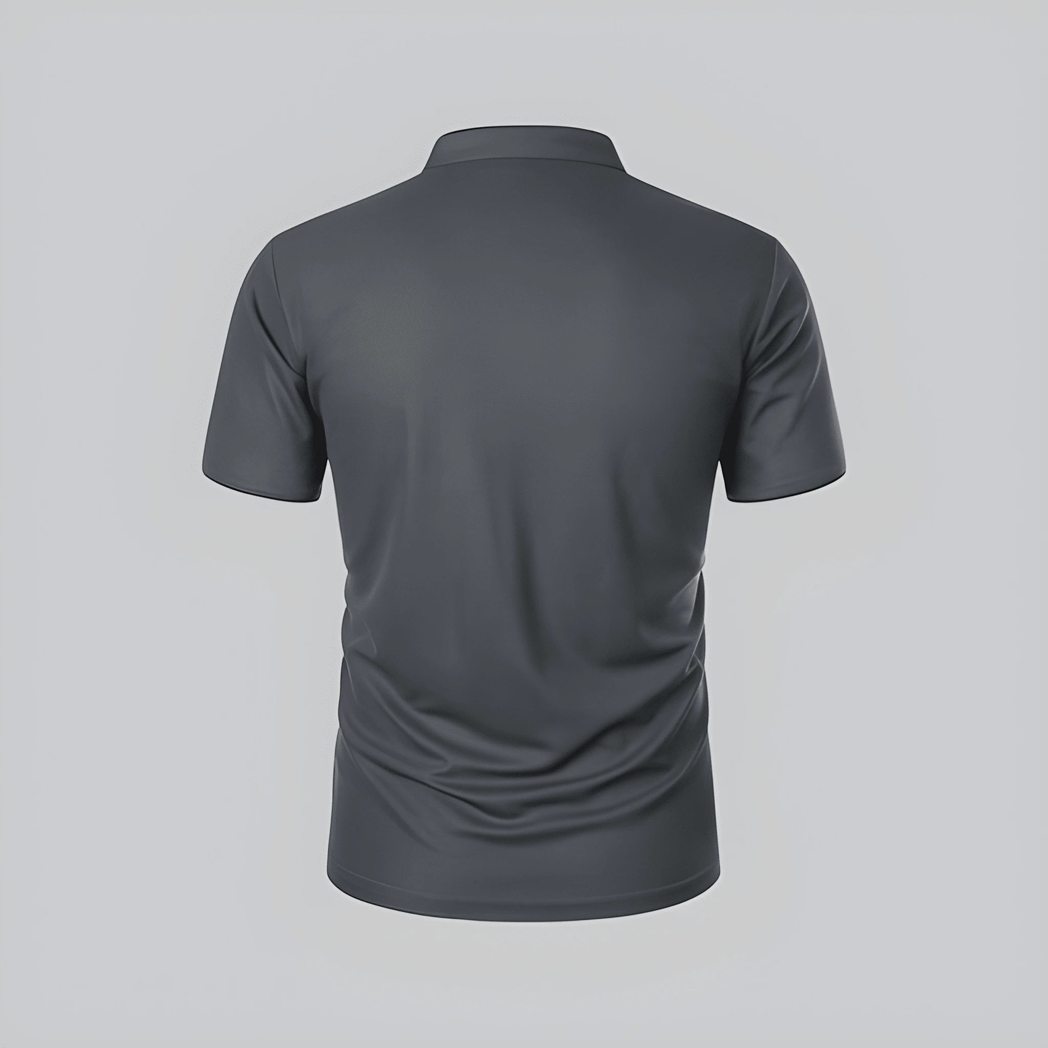 Casual Collection | Men's Polo Shirt with Grandad Collar & Tailored Fit | Stylish Comfort for Everyday Wear