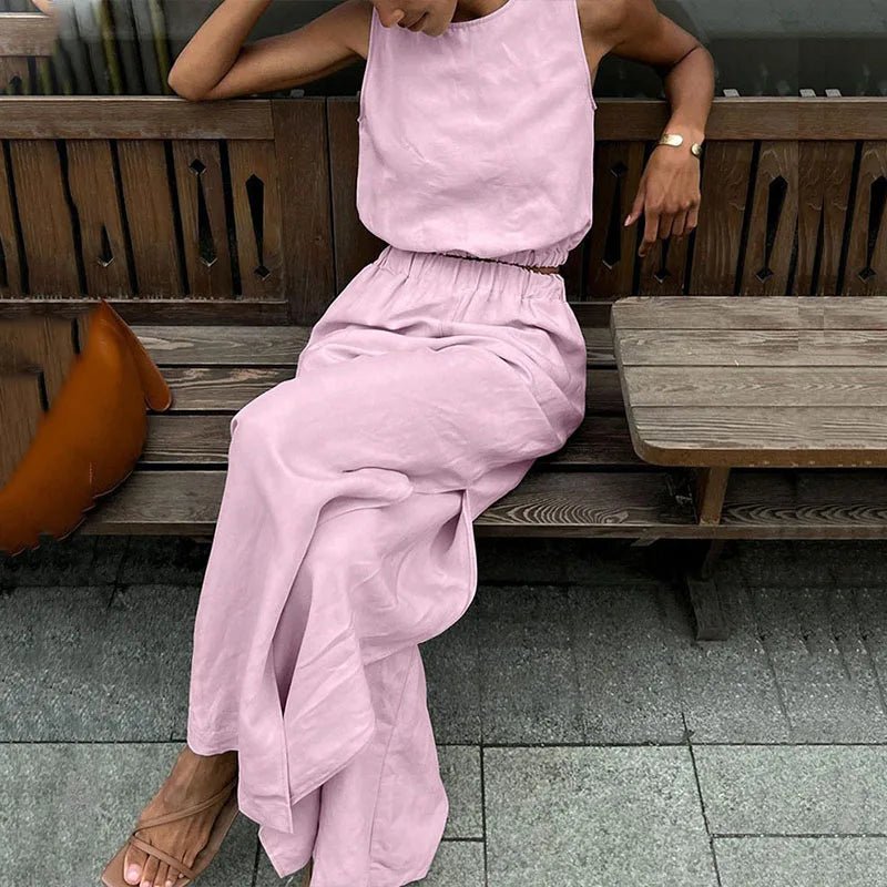 Hilde Cotton Linen Two-Piece Set