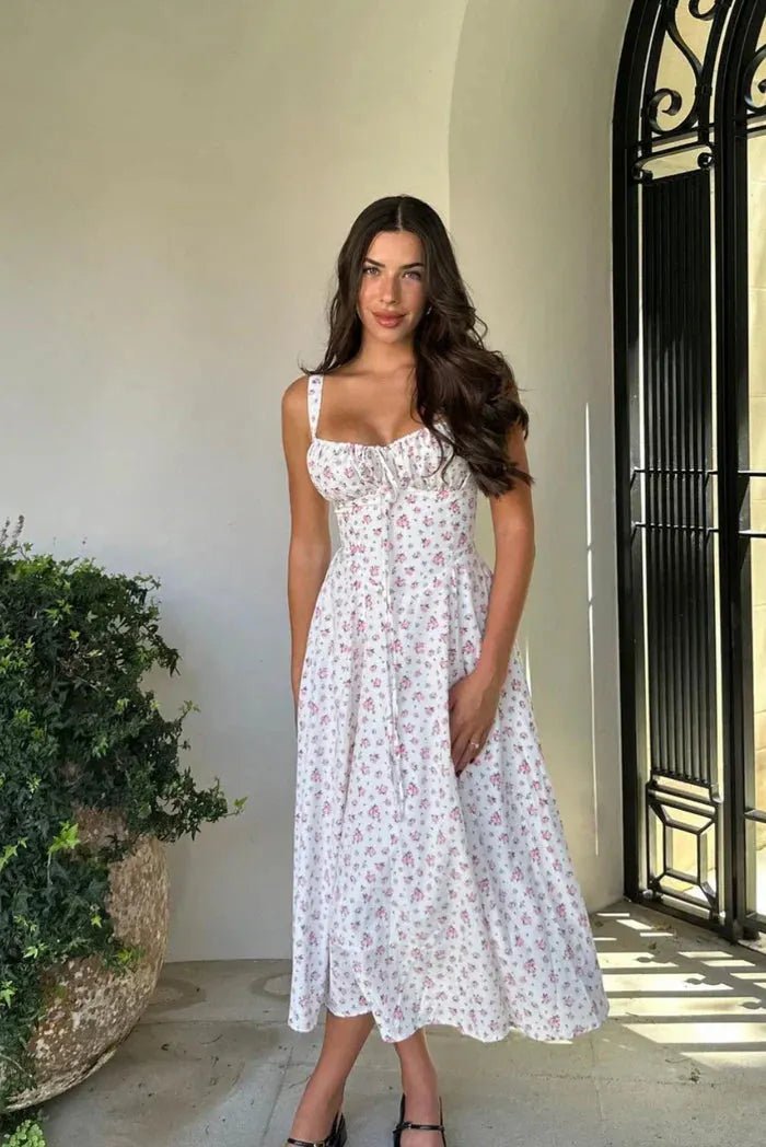 Isabella Corset Midi Dress
