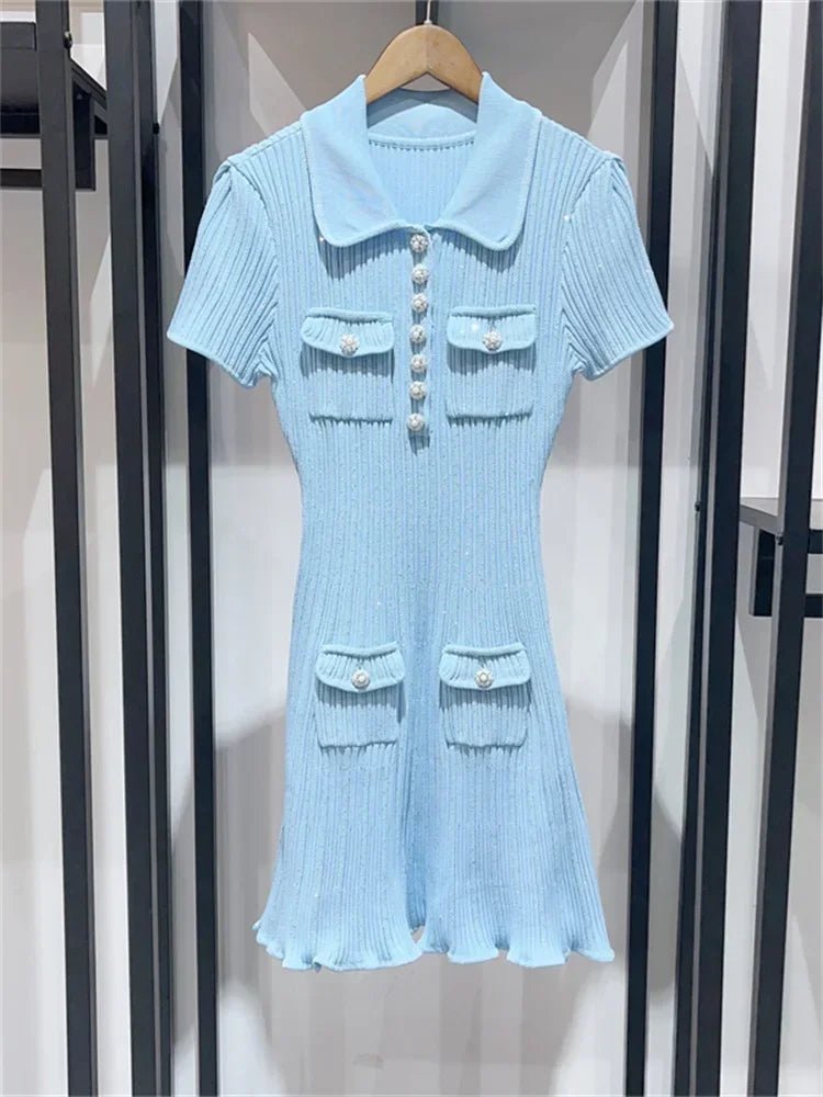 Katya Sequin Knit Mini Dress