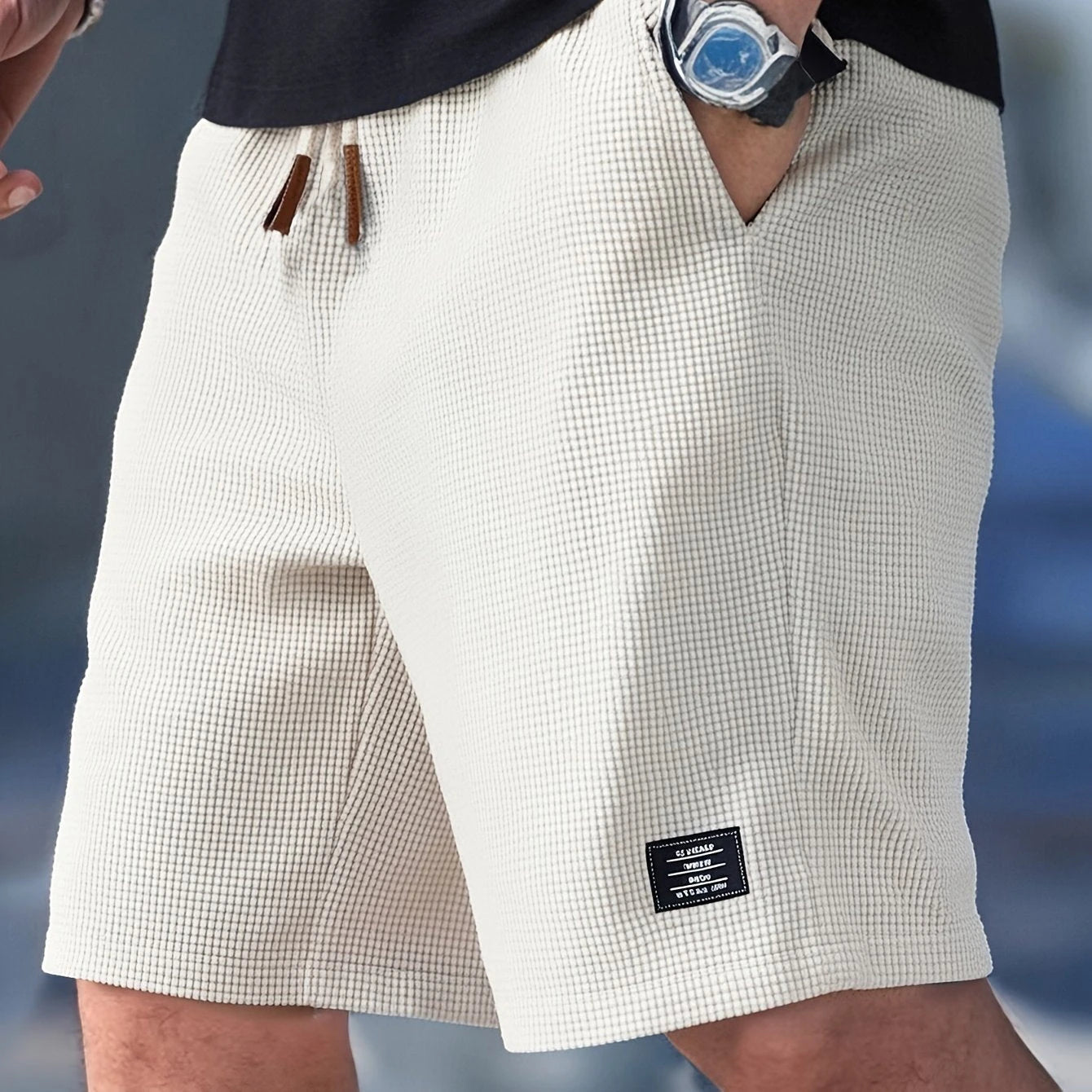 Men's Cargo Shorts with Adjustable Drawstring & Breathable Fabric for Ultimate Summer Comfort