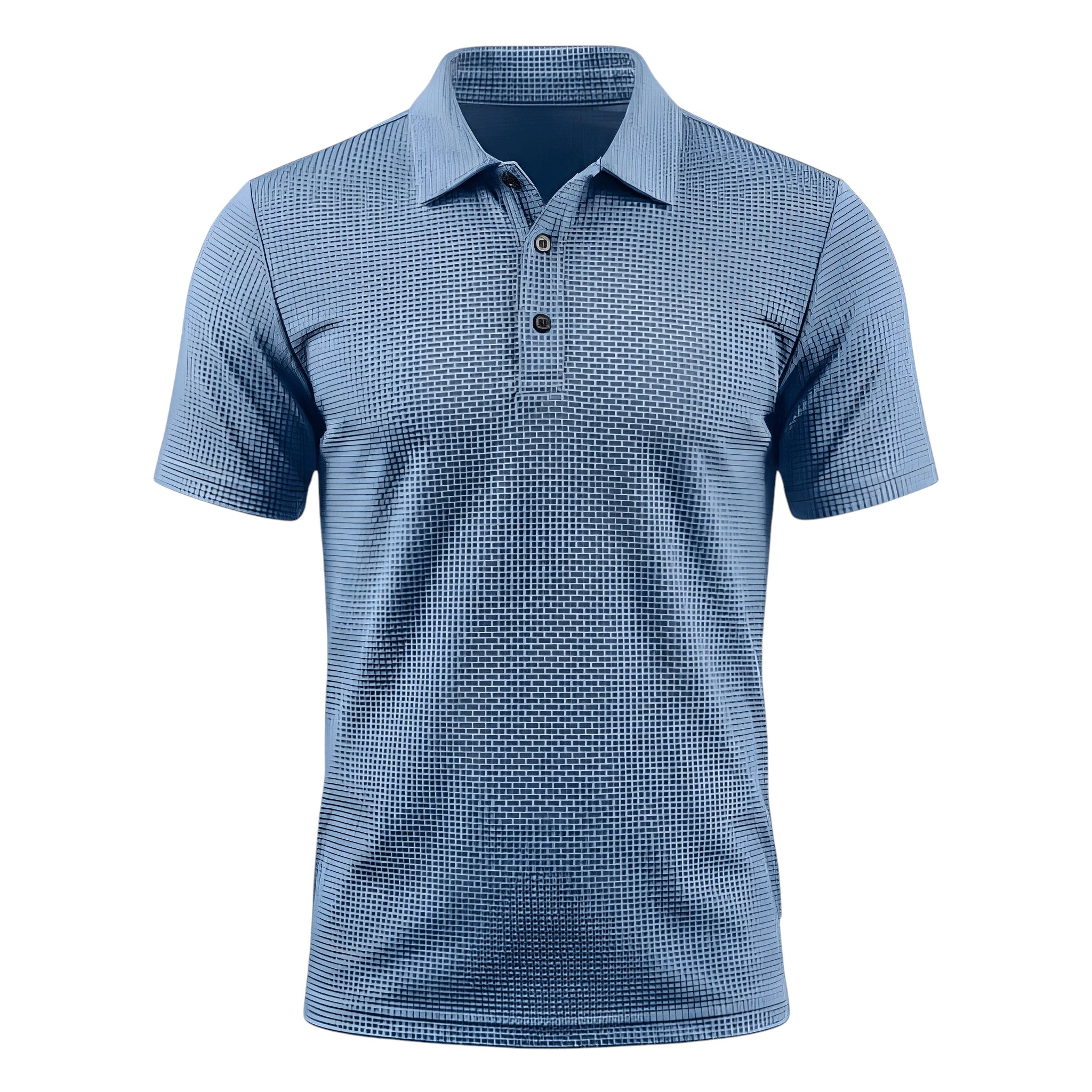 Men's Polo Shirt | Waffle Pattern Design with Breathable Fabric | Comfortable Fit for Active Lifestyle