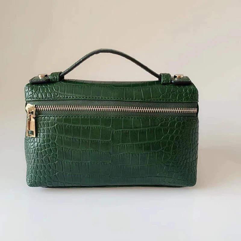 Minerva Crocodile Pattern Clutch Bag