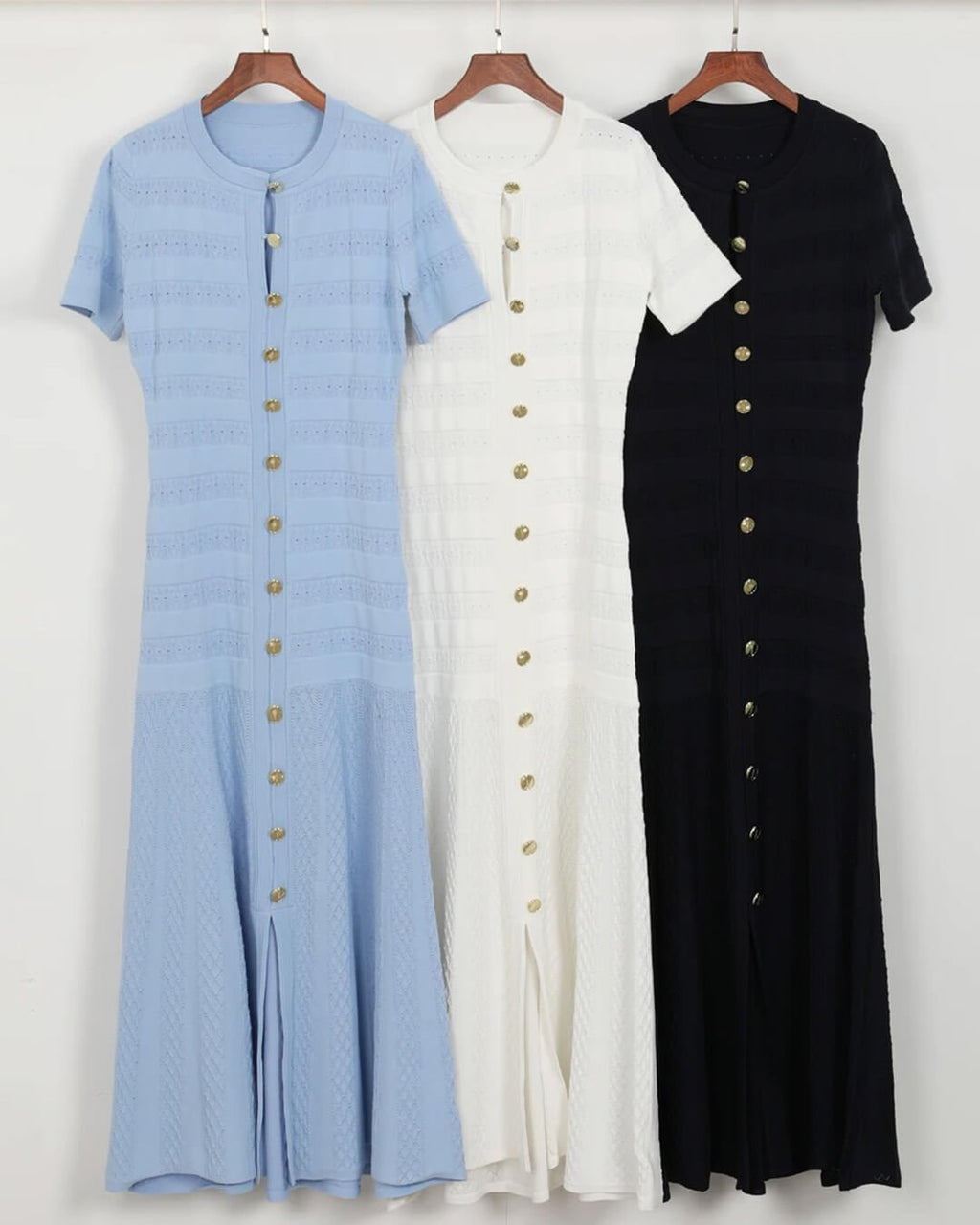 Quinn Ribbed Knit Midi Dress