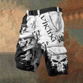 Urban Style | Men's Cargo Shorts with Graphic Print & Spacious Pockets | Relaxed Fit for Outdoor Comfort