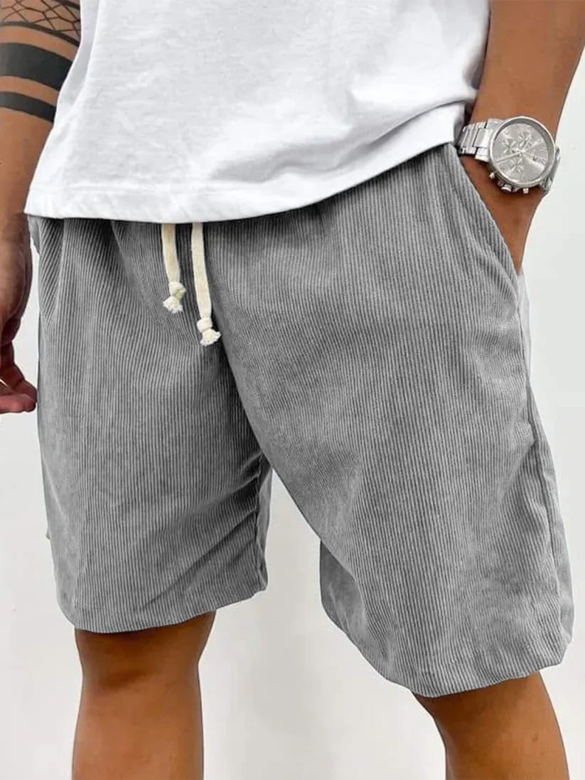 Urban Style | Men's Cargo Shorts with Knee Length & Multi-Pockets | Relaxed Fit for Effortless Street Style