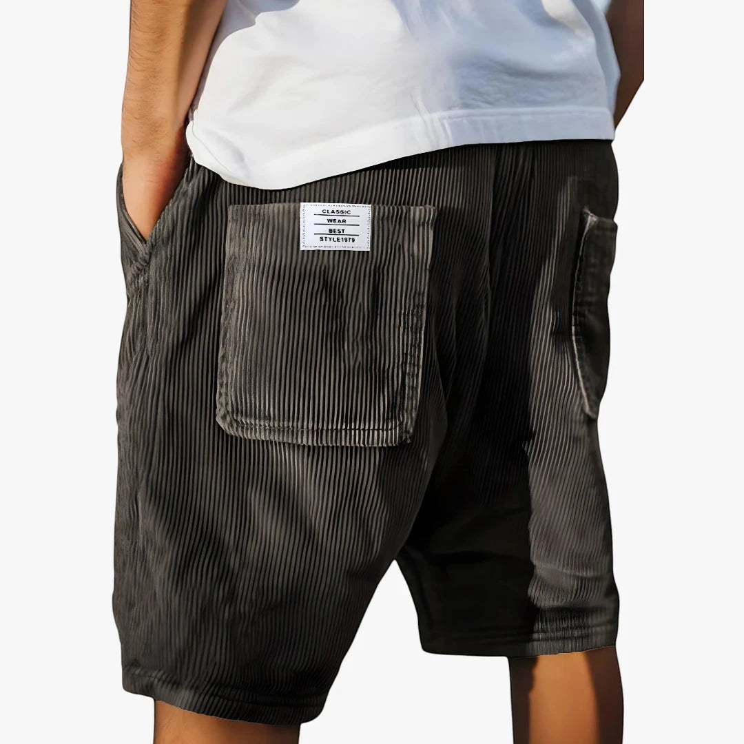 Urban Style | Men's Cargo Shorts with Knee Length & Multi-Pockets | Relaxed Fit for Effortless Street Style