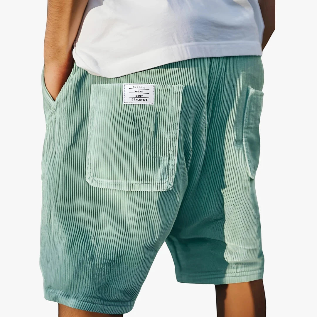 Urban Style | Men's Cargo Shorts with Knee Length & Multi-Pockets | Relaxed Fit for Effortless Street Style