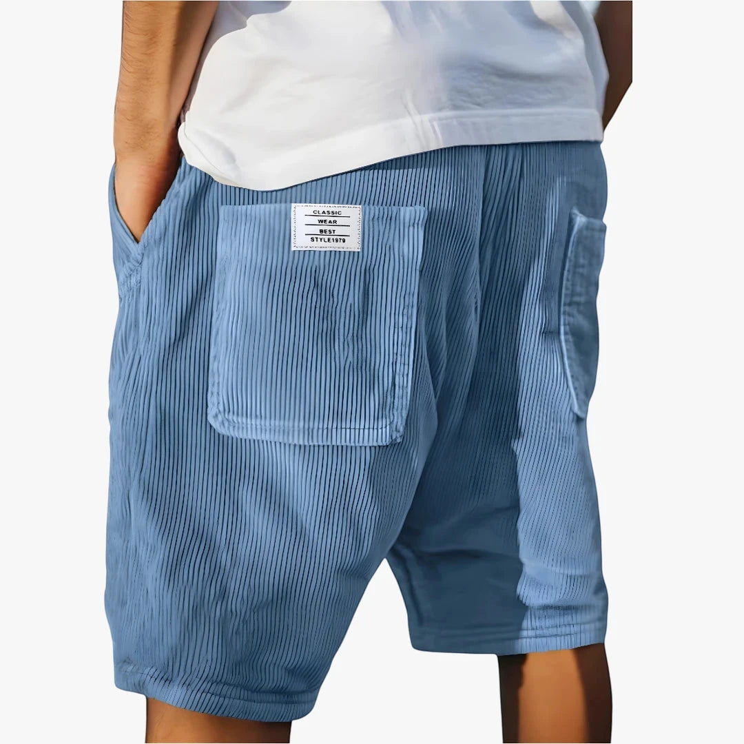 Urban Style | Men's Cargo Shorts with Knee Length & Multi-Pockets | Relaxed Fit for Effortless Street Style