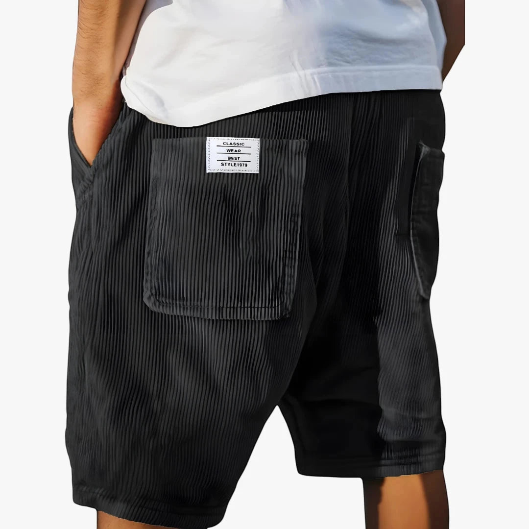 Urban Style | Men's Cargo Shorts with Knee Length & Multi-Pockets | Relaxed Fit for Effortless Street Style