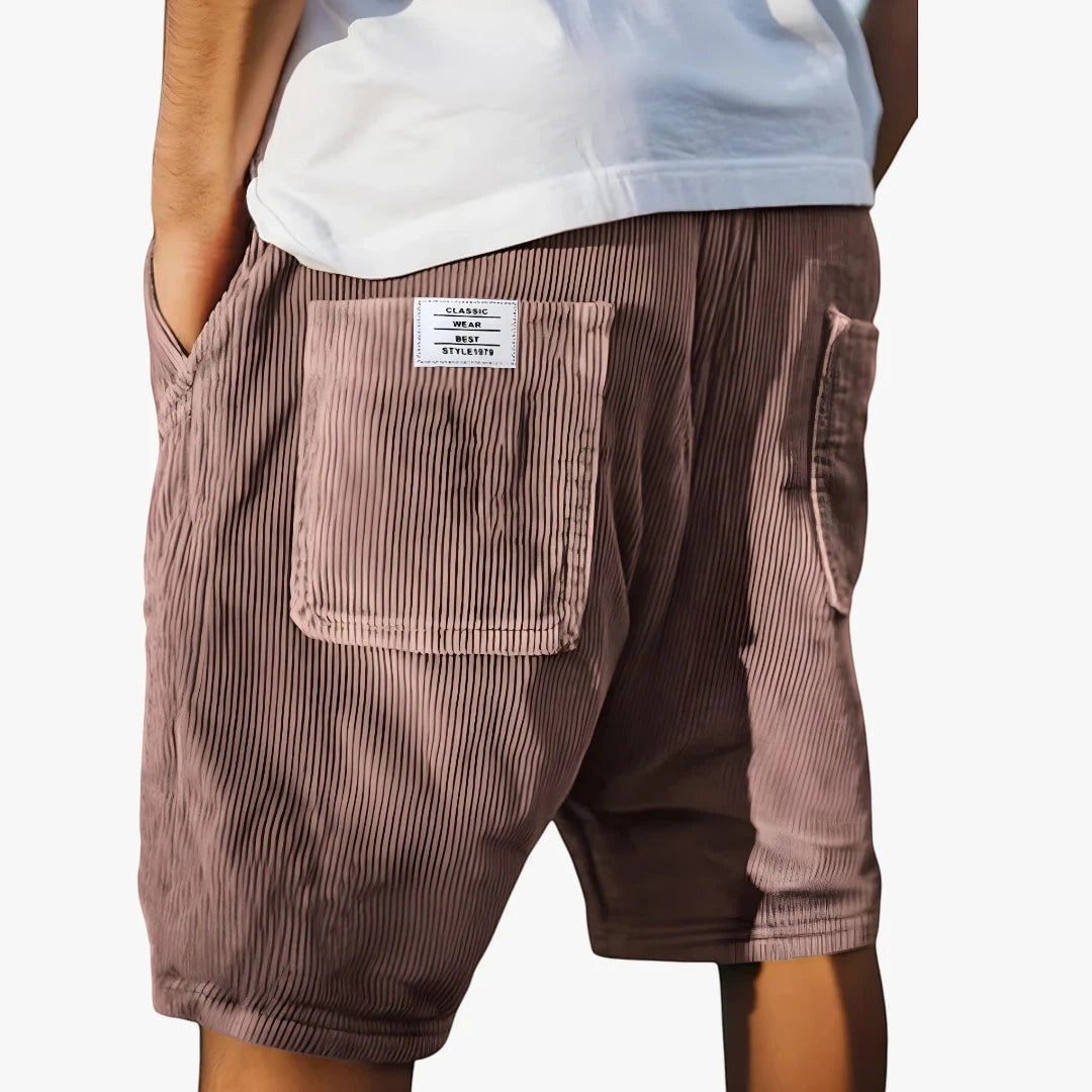 Urban Style | Men's Cargo Shorts with Knee Length & Multi-Pockets | Relaxed Fit for Effortless Street Style