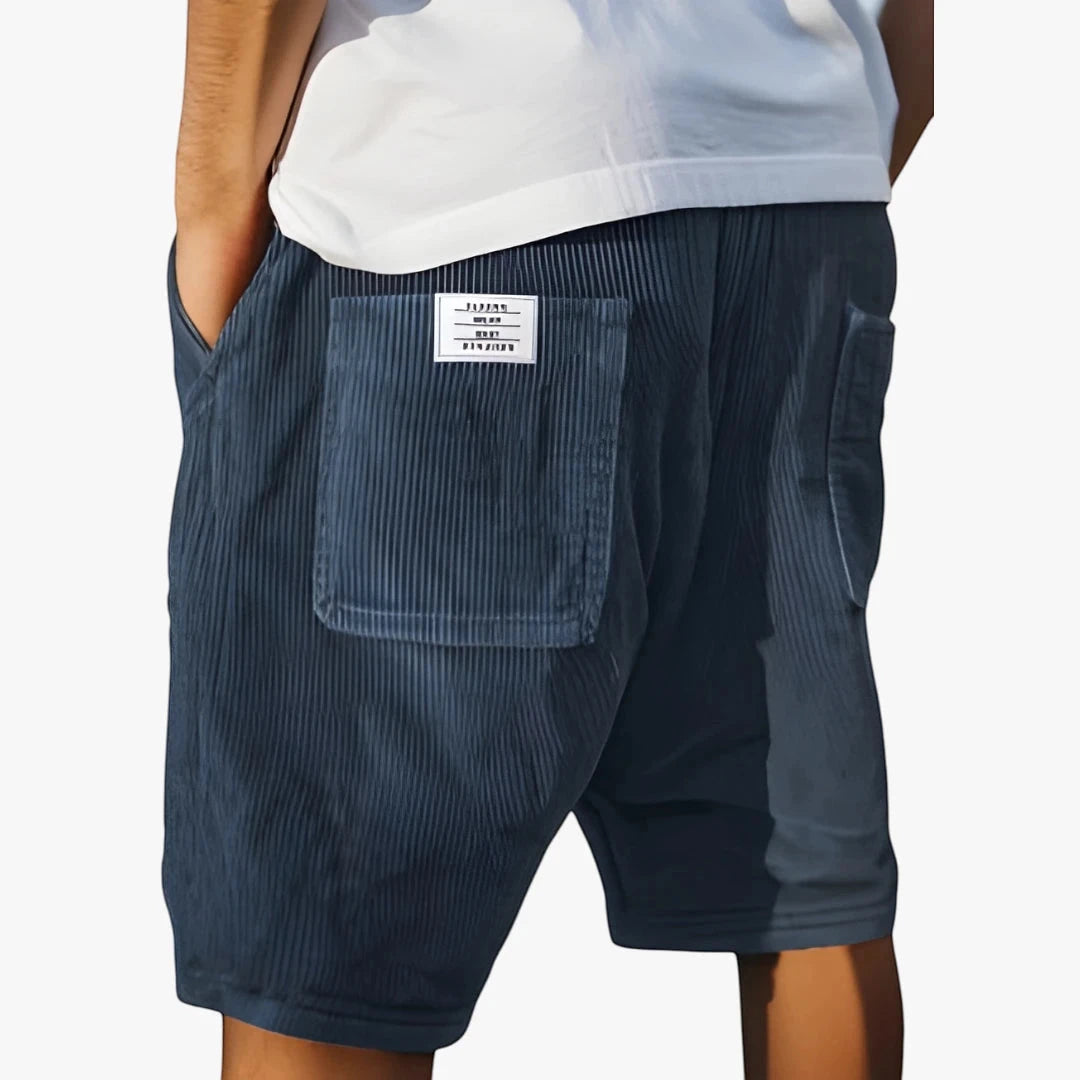 Urban Style | Men's Cargo Shorts with Knee Length & Multi-Pockets | Relaxed Fit for Effortless Street Style