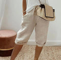 Women's Long Casual Shorts with Pockets